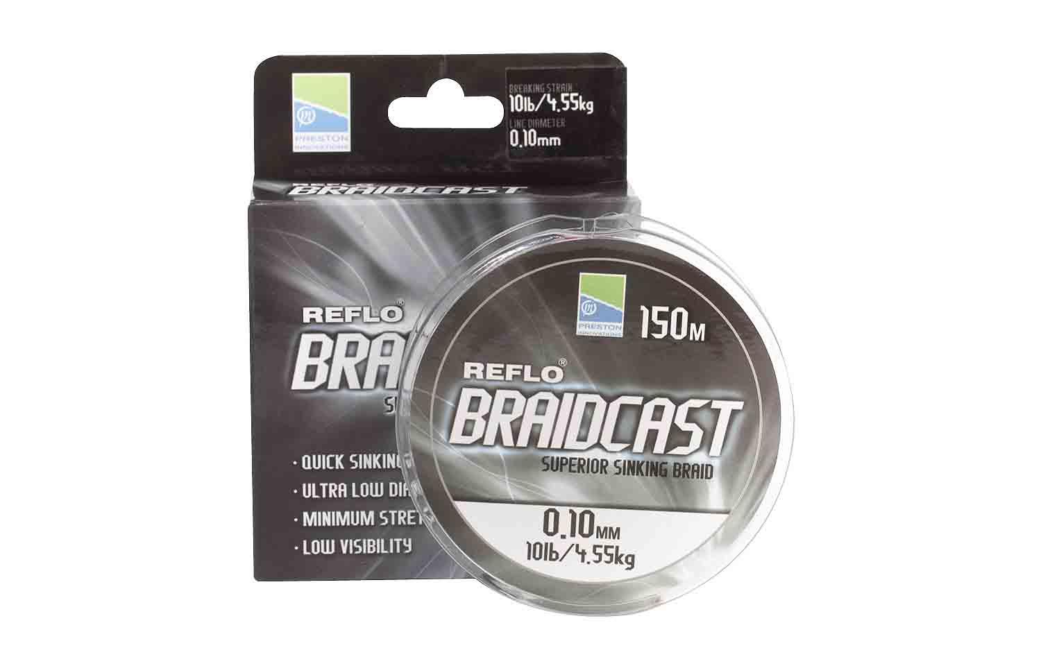 PRESTON REFLO BRAIDCAST SINKING BRAID 150m PRESTON REFLO BRAIDCAST SINKING BRAID 150m
