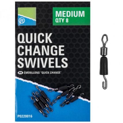 PRESTON QUICK CHANGE SWIVELS